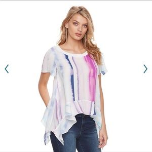 Juicy couture sharkbite chiffon top M